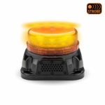 Class 1 Beacon Built-In Back Up Alarm Permanent Mount LED Warning Light - 97 Decibels | 36 Flash Patterns - Image 2
