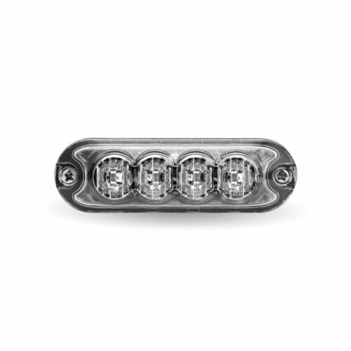 Class 1 Warning Series Surface Mount Slim LED Directionals - Amber Strobe | 36 Flash Patterns | 4 Diodes-TLED-W14A26