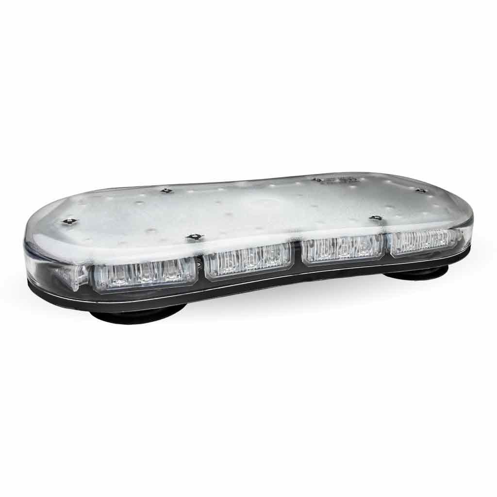 TLED-W16_ANGLE_OFF 14" Class 1 Light Bar Vacuum Magnet Mount LED Warning Light - Dual Switch Cigarette Plug | 36 Flash Patterns - Image 3
