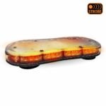 14" Class 1 Light Bar Vacuum Magnet Mount LED Warning Light - Dual Switch Cigarette Plug | 36 Flash Patterns - Image 4