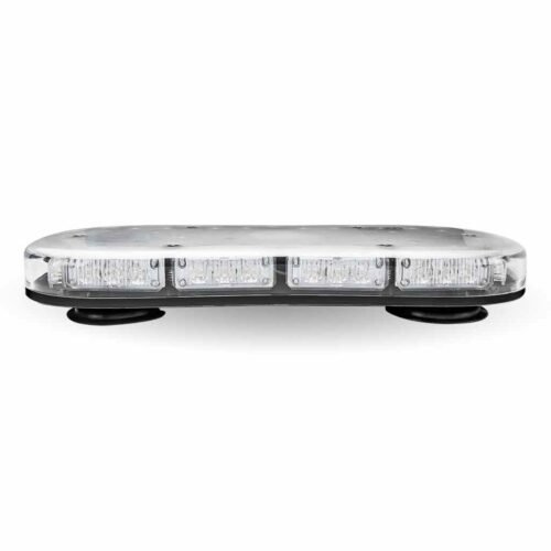 14" Class 1 Light Bar Vacuum Magnet Mount LED Warning Light - Dual Switch Cigarette Plug | 36 Flash Patterns-TLED-W16