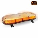 14" Class 1 Light Bar Permanent Bracket Mount LED Warning Light - 36 Flash Patterns - Image 4