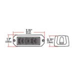 Class 1 Warning Series Surface Mount LED Directionals - Amber Strobe | 36 Flash Patterns | 3 Diodes - Image 3