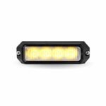 Class 1 Warning Series Surface Mount LED Directionals - Amber Strobe | 36 Flash Patterns | 4 Diodes - Image 2