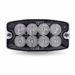 Dual Solid Color Directional LED Slim Surface Strobe Light - Amber / Blue Strobe-TLED-W48AB