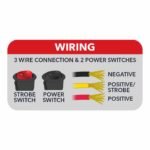 6" Rectangle LED Work Lamp with Strobe Function - Spot Beam | 1400 Lumens - Image 7