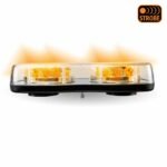 11" Light Bar Permanent Mount LED Warning Light - Switch & Button Controller | 3 Flash Patterns - Image 2