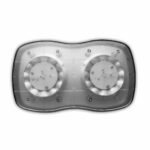 11" Light Bar Permanent Mount LED Warning Light - Switch & Button Controller | 3 Flash Patterns - Image 5