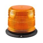 Class 1 Beacon Medium Profile Permanent Mount LED Warning Light - Amber | 36 Flash Patterns-TLED-W6