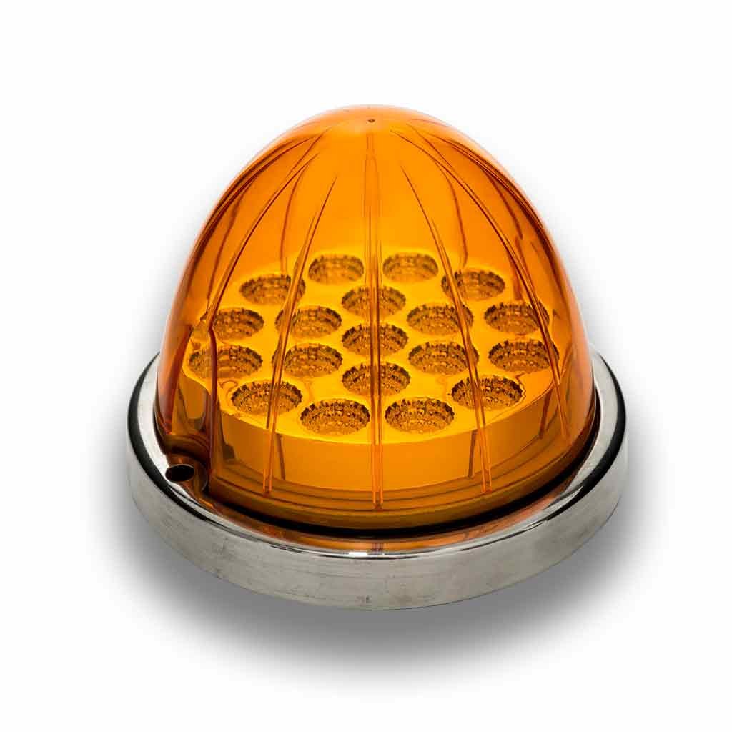 Amber Clearance & Marker Watermelon LED Light - 19 Diodes-TLED-WA