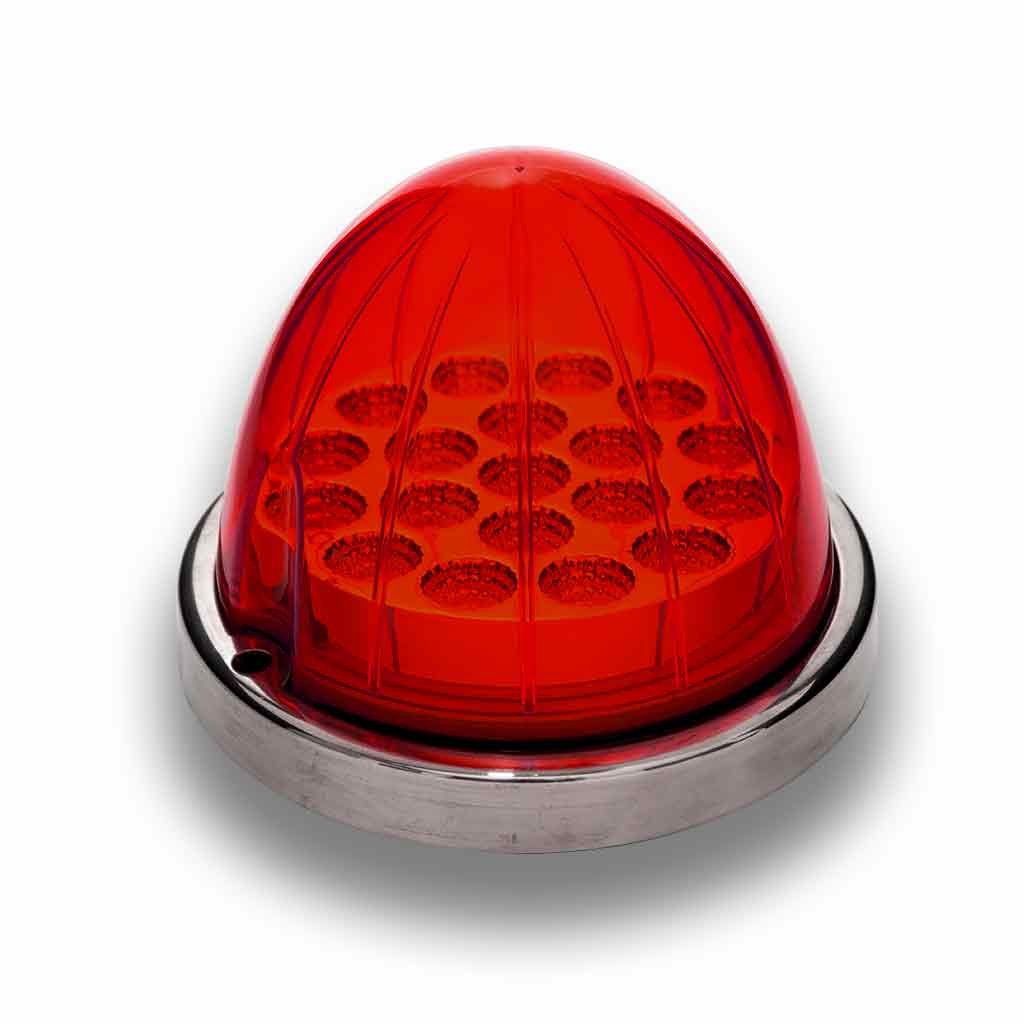 Red Clearance & Marker Watermelon LED Light - 19 Diodes-TLED-WR