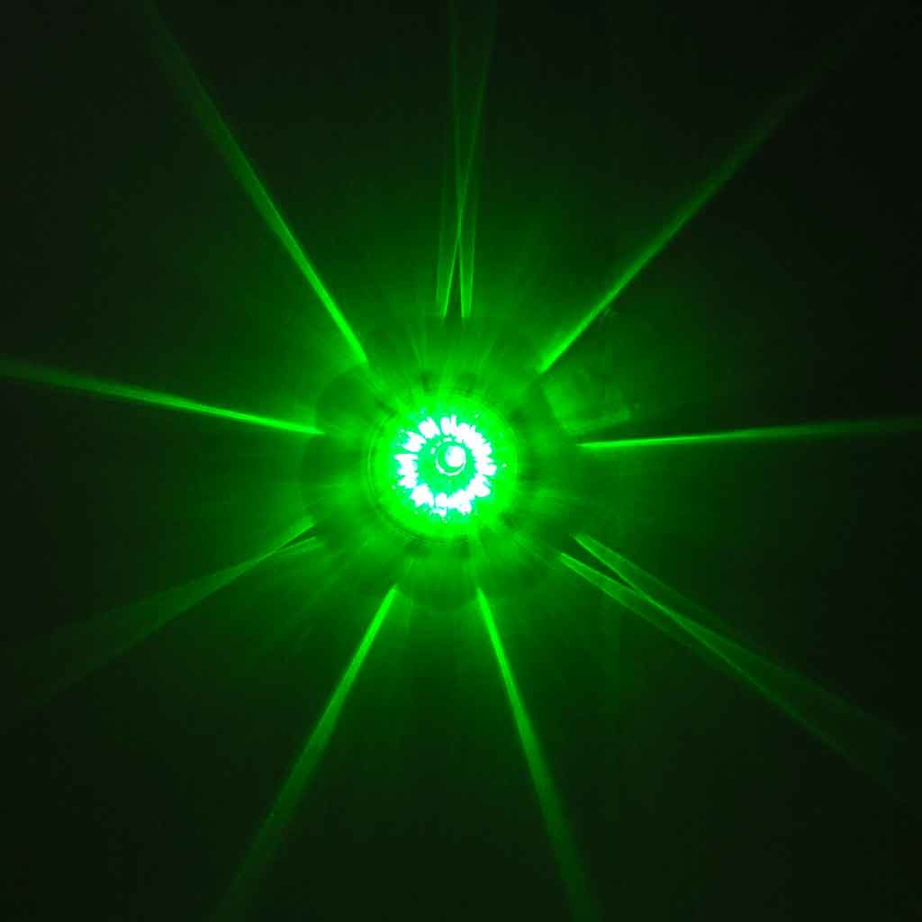 TLED-WTAG_STAR_PATTERN_GREEN Amber Clearance & Marker to Green Auxiliary Star-Burst Watermelon LED Light - 19 Diodes - Image 6