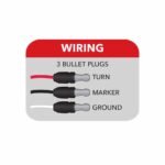 Amber Clearance & Marker Star-Burst Watermelon LED Light - 19 Diodes - Image 3