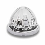 Clear Amber Clearance & Marker Star-Burst Watermelon LED Light - 19 Diodes-TLED-WTCA