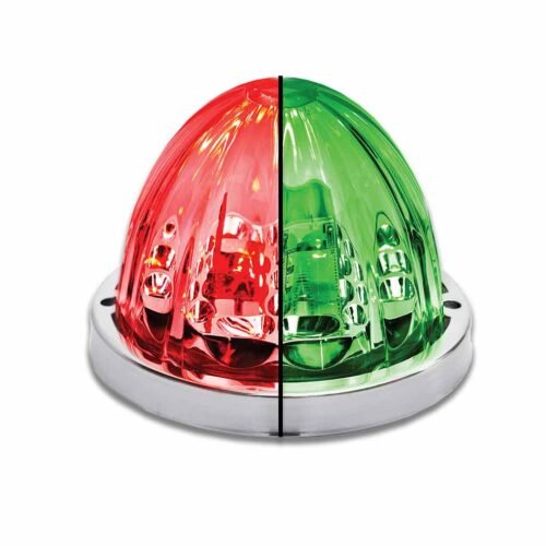 Turn & Tail to Green Auxiliary Star-Burst Watermelon LED Light - 19 Diodes-TLED-WTRG