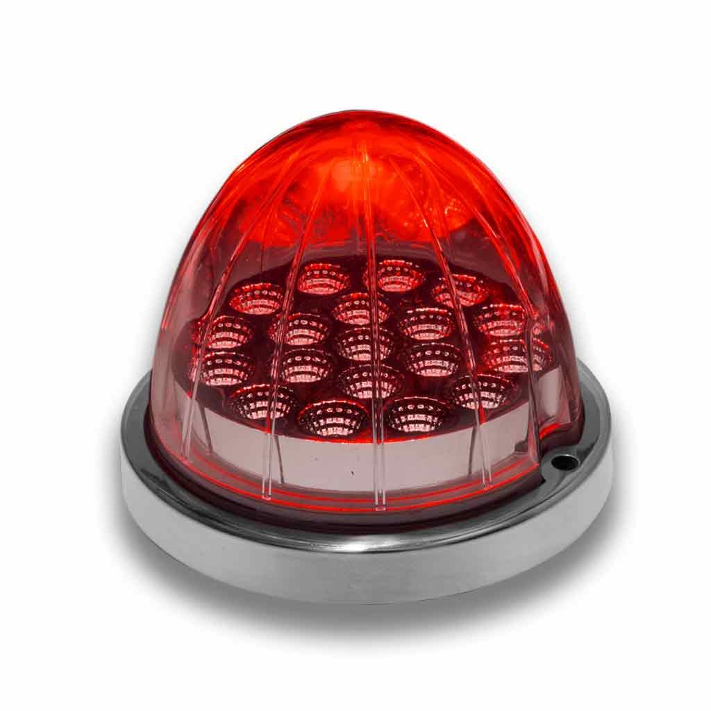TLED-WXRP_FRONT_FUNC1 Red Clearance & Marker to Purple Auxiliary Watermelon LED Light - 19 Diodes - Image 3
