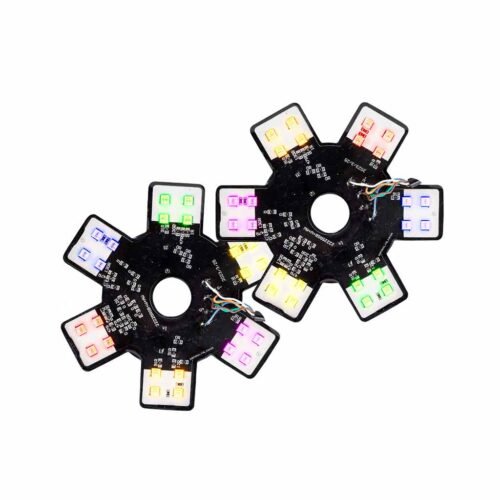 5" RGB Multi-Color Auxiliary Star LED Light Kit - 24 Diodes-TLED-X3RGB