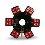 5" Red Auxiliary Star LED Light for 13" & 15" Donaldson/Vortox Air Cleaners - 24 Diodes-TLED-X3R