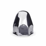 1 1/2" Push On Nut Cover - Chrome Metal-TNUT-B1