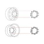 Complete Nut Cover Kit - 33mm Push On Nut Covers with Flange - 60 Nut Covers - Image 4