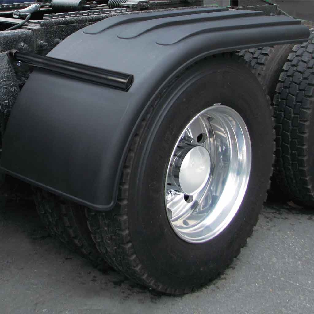 66" Poly Half Tandem Fenders & Mounting Kit-TRX-SPC35