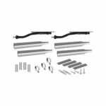 142" Smooth Straight Drop Full Fenders & Heavy Duty Mounting Kit - 14 Gauge (Fenders) - Image 2