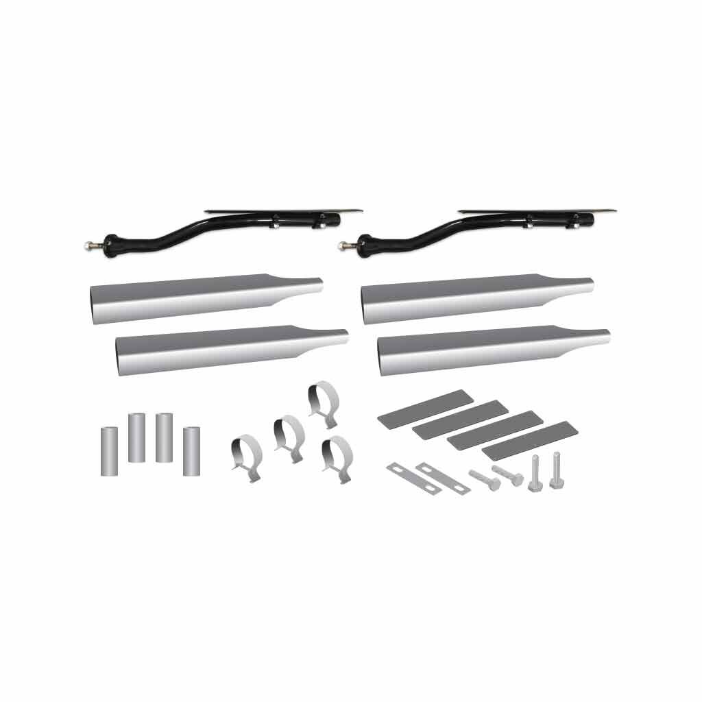 TRX-SPC42_MOUNTINGKIT 142" Smooth Straight Drop Full Fenders & Heavy Duty Mounting Kit - 14 Gauge (Fenders) - Image 2