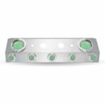 Dual LED Air Line Box - 4" & 2" LEDs (Clear Lens) | Stainless Steel - Image 4