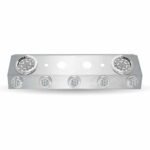 Dual LED Air Line Box - 4" & 2" LEDs (Clear Lens) | Stainless Steel - Image 2