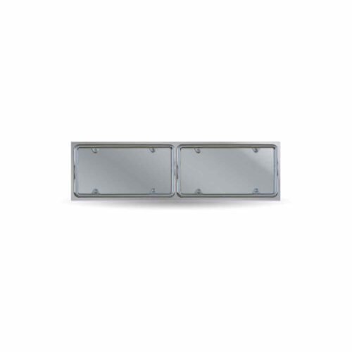 License Plate Holder - Double Plate | Stainless Steel-TU-1715