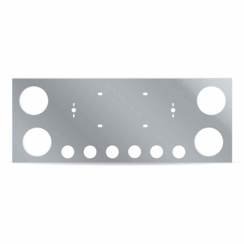 LED Rear Center Panel - 4 x 4" Holes & 6 x 2" Holes | Stainless Steel-TU-9001