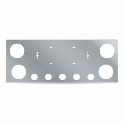 LED Rear Center Panel - 4 x 4" Holes & 5 x 2.5" Holes | Stainless Steel-TU-9002