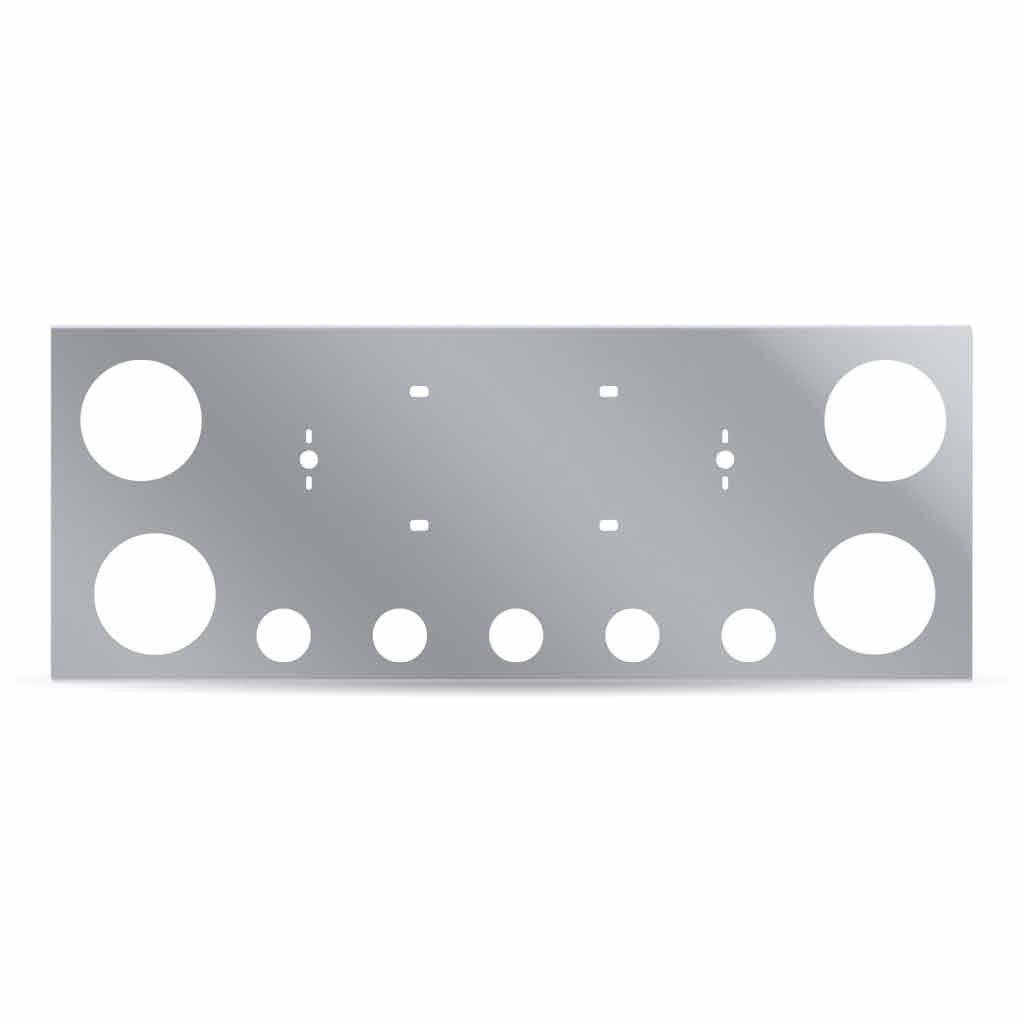 LED Rear Center Panel - 4 x 4" Holes & 5 x 2.5" Holes | Stainless Steel-TU-9002 LED Rear Center Panel - 4 x 4" Holes & 5 x 2.5" Holes | Stainless Steel-TU-9002