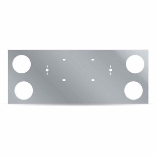 LED Rear Center Panel - 4 x 4" Holes | Stainless Steel-TU-9017