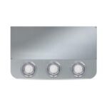 20" Drop Dual LED Rear Center Panel with Rounded Bottom - Star-Burst Watermelon LEDs (Clear Lens) - Image 8