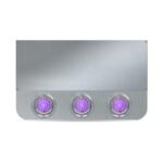 20" Drop Dual LED Rear Center Panel with Rounded Bottom - Star-Burst Watermelon LEDs (Clear Lens) - Image 8