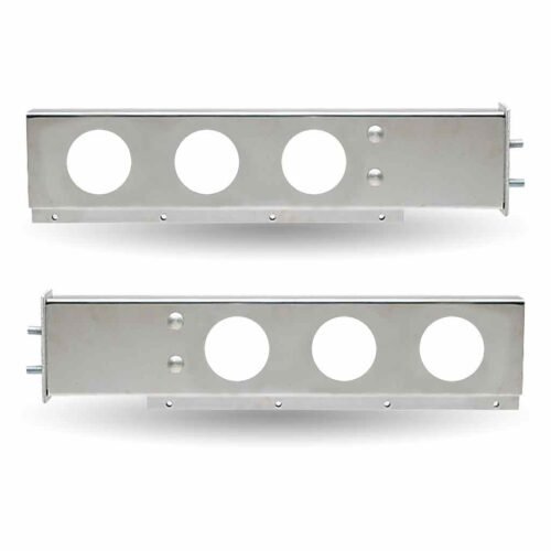30" Mud Flap Hangers - 2 1/2" Bolt Spacing | 6 x 4" Holes | Stainless Steel-TU-9210