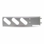 30" Oval LED Mud Flap Hangers - 3 3/4" Bolt Spacing | 6 x Oval Holes | Stainless Steel-TU-9217