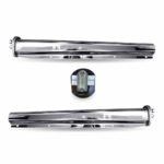 30" Mud Flap Hangers with Dual Back Plate - 1 1/8" Bolt Spacing | Stainless Steel-TU-9226