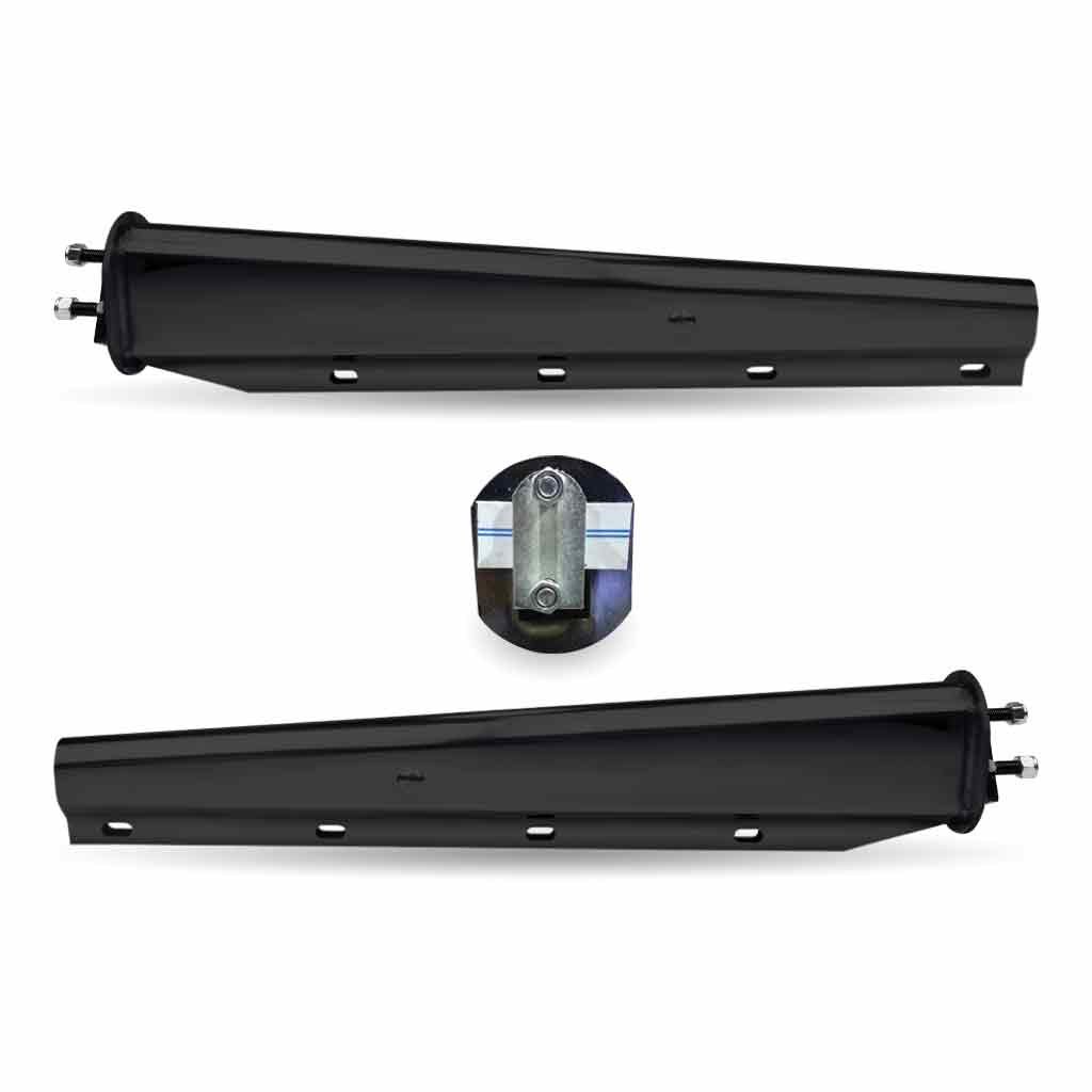 30" Mud Flap Hangers - 2 1/2" Bolt Spacing | Painted Steel-TU-9233