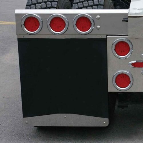 24" Wave Bottom Mud Flap Weights - Bolted | Stainless Steel-TU-9239