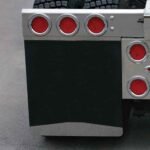 24" Angled Bottom Mud Flap Weight with Backing Plate - Welded | Stainless Steel - Image 3