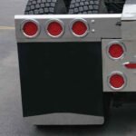24" Angled Bottom Mud Flap Weight - Welded | Chrome - Image 2
