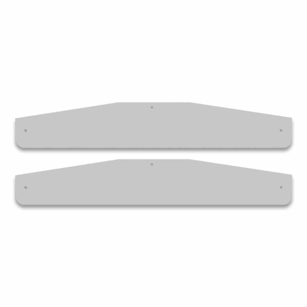 TU-9246 24" Angled Bottom Mud Flap Weights - Bolted | Stainless Steel - Image 2