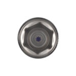 33mm X 2" Chrome Steel Reflector Nut Cover With Flange - Blue (50 Pcs) - Image 5