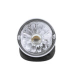 Chrome Die Cast Torpedo Cab Light With Watermelon Glass Lens & 1156 Bulb - Clear - Image 4
