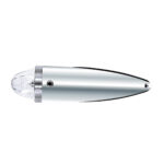 Chrome Die Cast Torpedo Cab Light With Watermelon Glass Lens & 1156 Bulb - Clear - Image 6