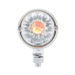 Chrome Double Face Housing With 2 Watermelon Glass Lens - Clear - Image 3