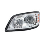 High Power 10 LED Chrome Headlight For 2005-2021 Hino 238/258/268/338-Driver - Image 4