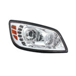 Peterbilt 379 Drop Visor 13" Stainless Steel – RoadWorks Intimidator (Flat Top & Ultra Cab) - Image 2